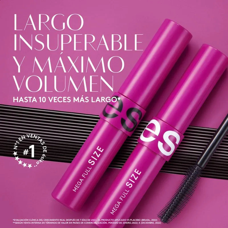 ESIKA MEGA FULL SIZE MASCARA COLOR BLACK
