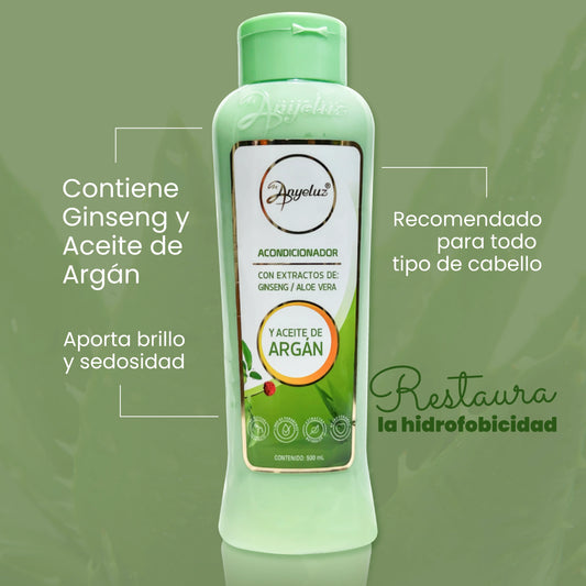 ACONDICIONADOR ANYELUZ DE ARGÁN Y ALOE VERA