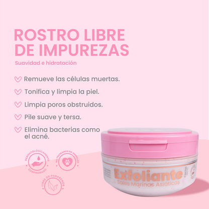 Exfoliante Facial De Sales Marinas Asiáticas IDUNN
