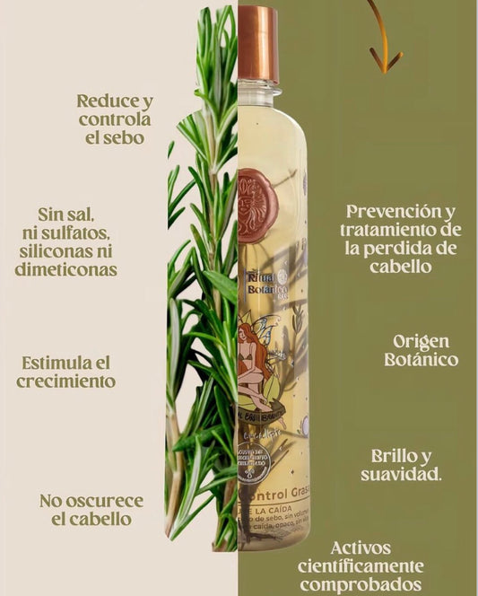 Shampoo Control Grasa enriquecido con romero y eucalipto