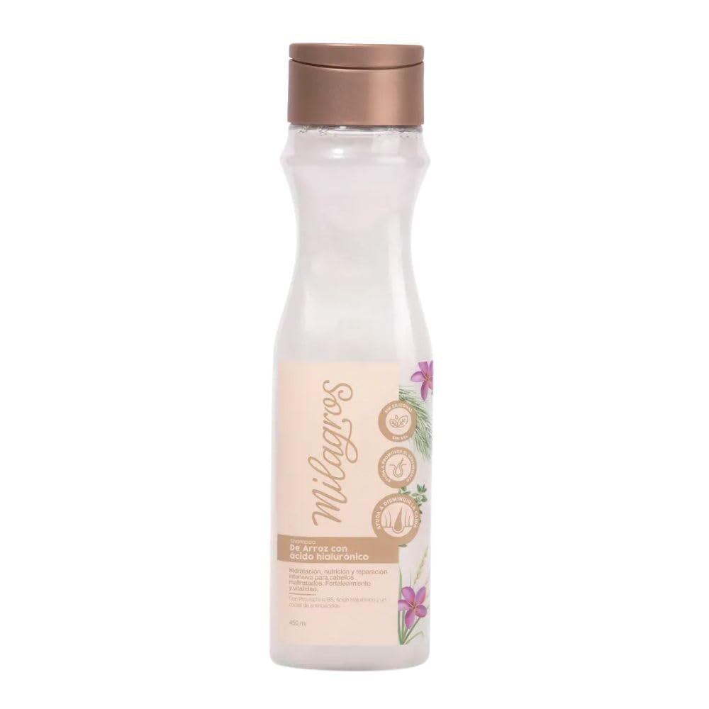 SHAMPOO DE ARROZ Y ACIDO HIALURONICO