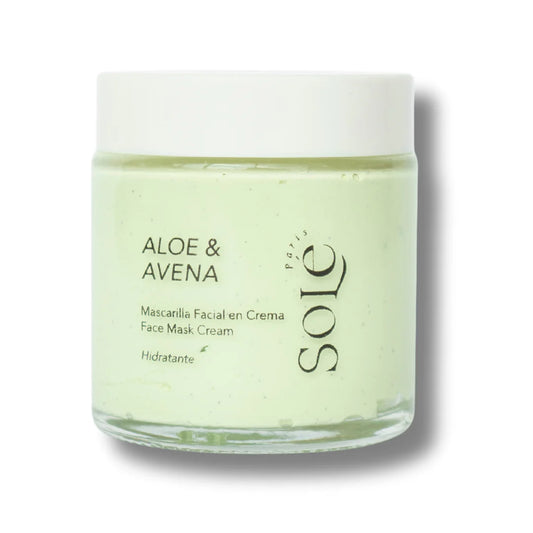 MASCARILLA HIDRATANTE DE ALOE Y AVENA SOLE PARIS
