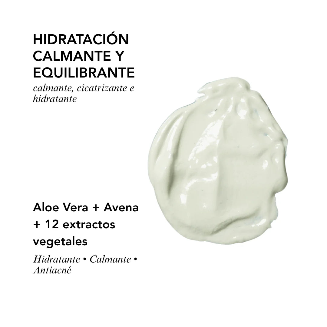 MASCARILLA HIDRATANTE DE ALOE Y AVENA SOLE PARIS
