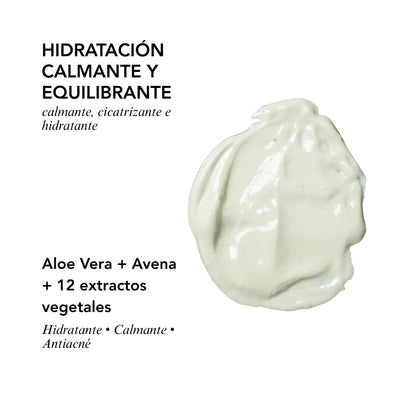 MASCARILLA HIDRATANTE DE ALOE Y AVENA SOLE PARIS