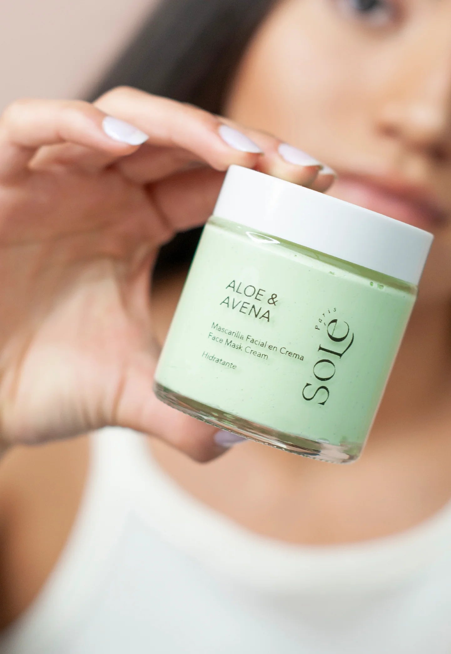 MASCARILLA HIDRATANTE DE ALOE Y AVENA SOLE PARIS