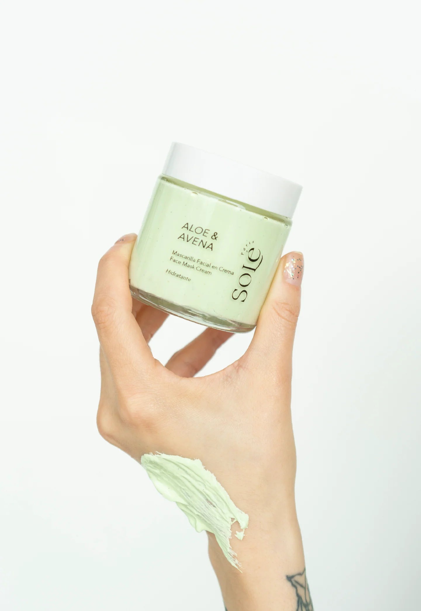 MASCARILLA HIDRATANTE DE ALOE Y AVENA SOLE PARIS