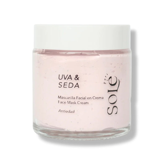 MASCARILLA ANTIEDAD DE UVA & SEDA SOLE PARIS
