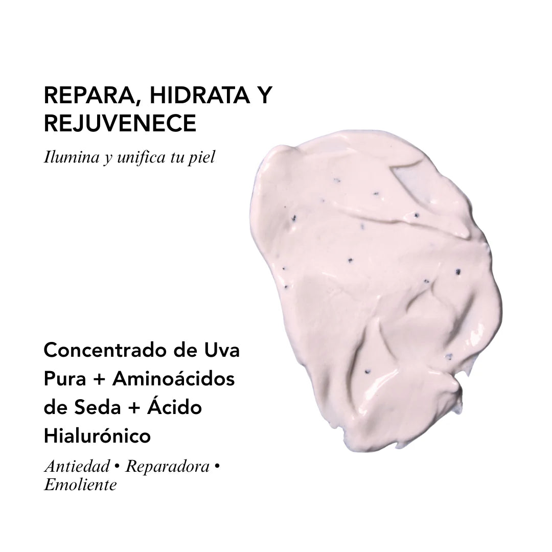 MASCARILLA ANTIEDAD DE UVA & SEDA SOLE PARIS