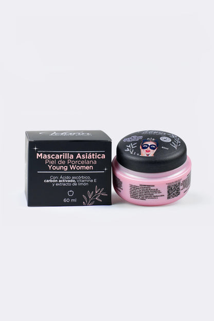 Mascarilla asiática piel de porcelana (pieles jóvenes) IDUNN