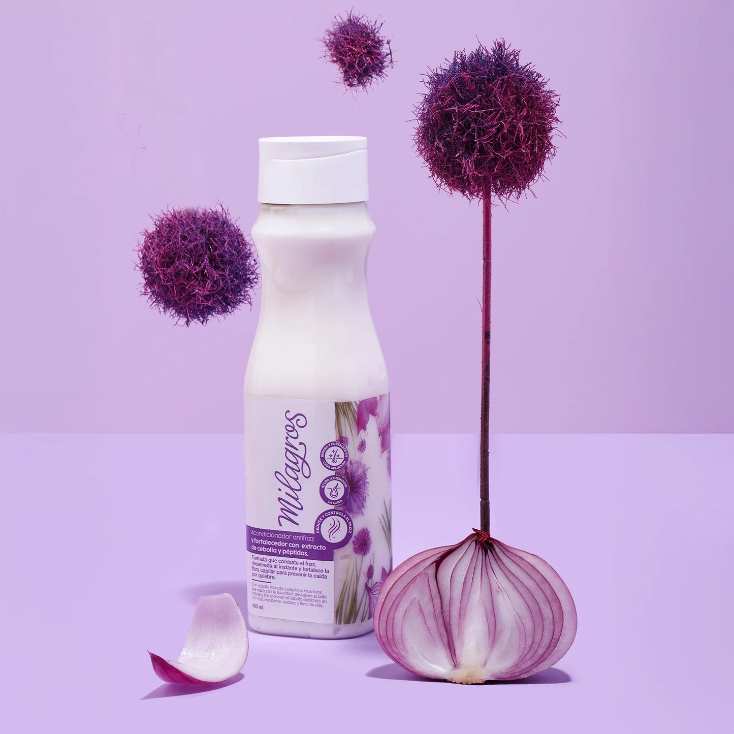 Acondicionador Antifrizz y Fortalecedor Con Extracto de Cebolla y Péptidos