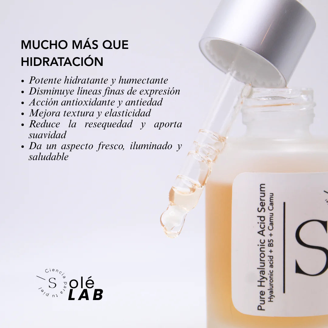 PURE HIALURONIC ACID SERUM - SERUM FACIAL 30 ML SOLE PARIS