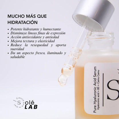 PURE HIALURONIC ACID SERUM - SERUM FACIAL 30 ML SOLE PARIS